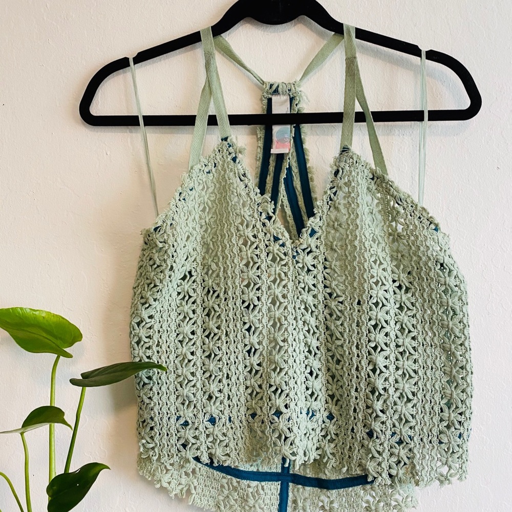 Free People Beach Crochet Top